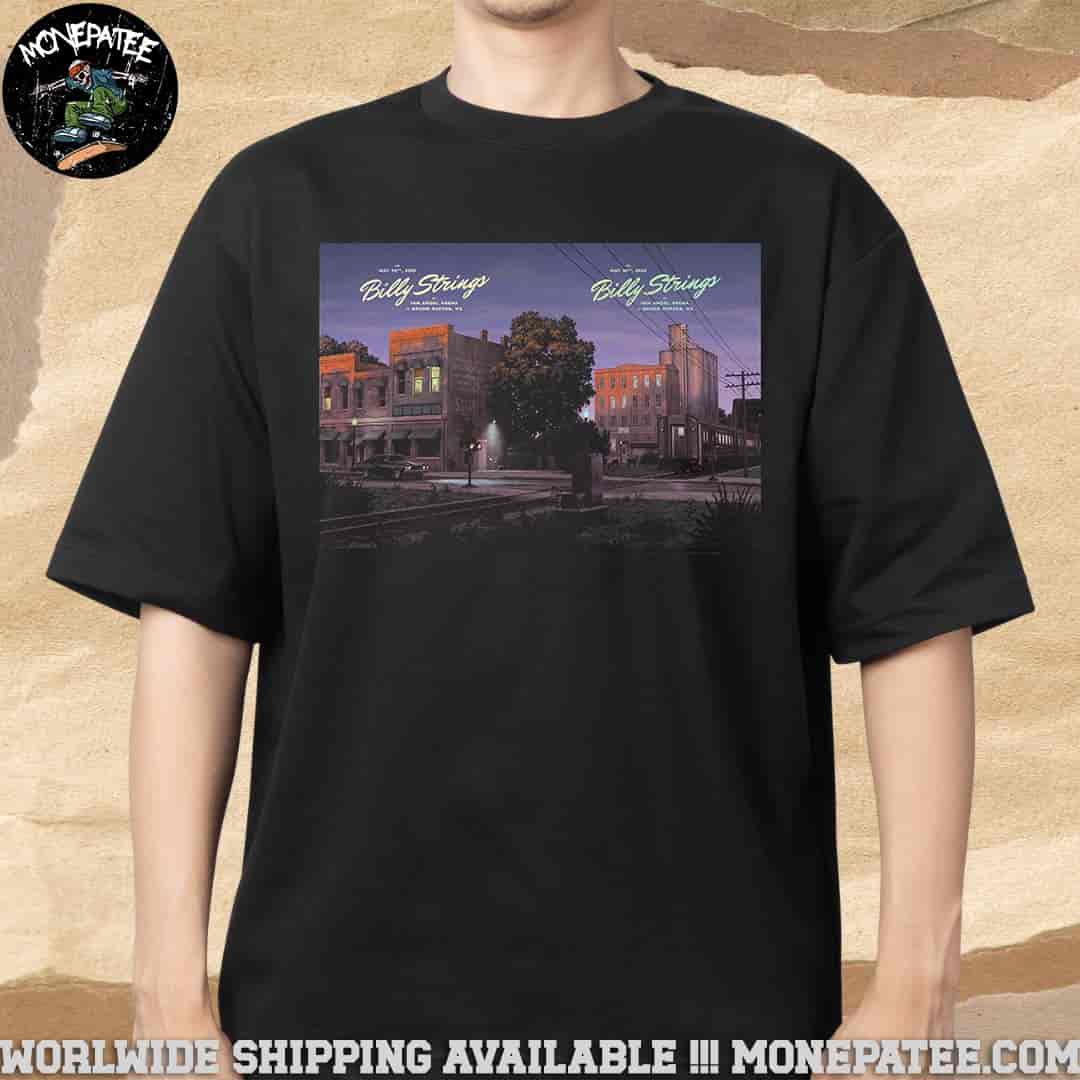 Billy Strings Poster In Grand Rapids MI At Van Andel Arena On May 30-31th 2025 Merchandise T-Shirt Billy Strings Poster In Grand Rapids MI At Van Andel Arena On May 30-31th 2025 Merchandise T-Shirt