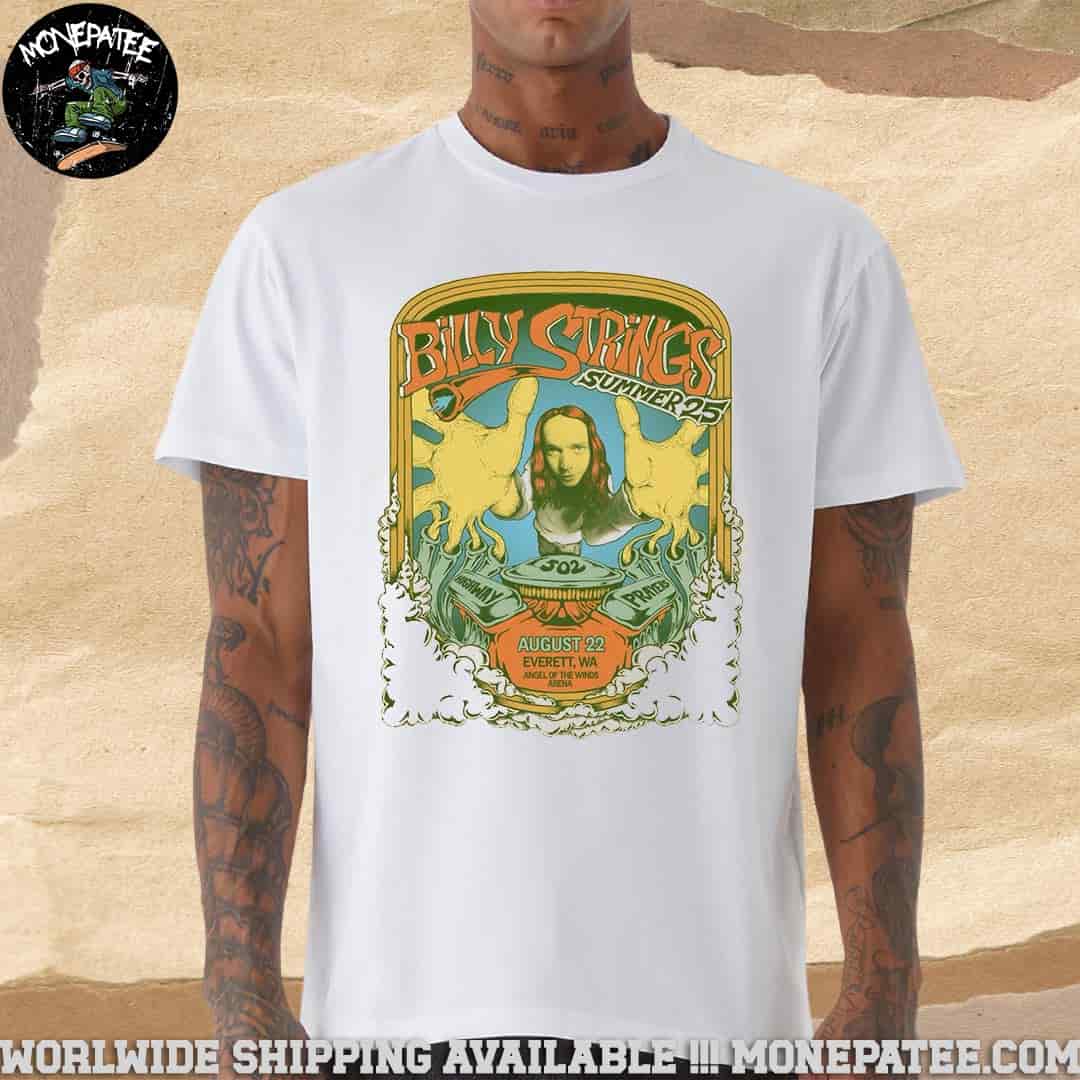 Billy Strings Summer 2025 In Everett WA At Angel Of The Wild Arena On August 22 Unisex T-Shirt Billy Strings Summer 2025 In Everett WA At Angel Of The Wild Arena On August 22 Unisex T-Shirt