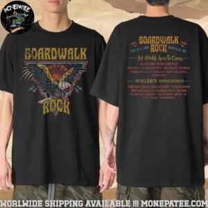 Boardwalk Rock Festival 2025 Eagle Lineup At Ocean City MD On May 17-18 Merchandise Unisex T-Shirt