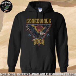 Boardwalk Rock Festival 2025 Eagle Lineup At Ocean City MD On May 17-18 Pull Over Hoodie Shirt