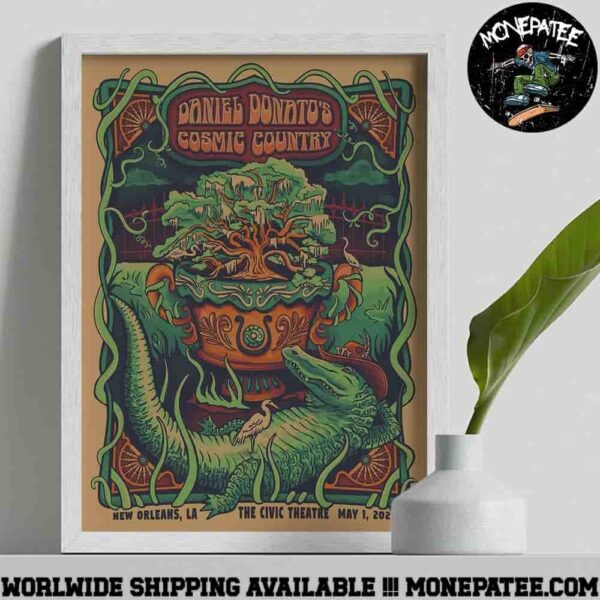 Jason Isbell And The 400 Unit Denver CO At Mission Ball Room On May 1 2 2025 Home Decor Poster Canvas