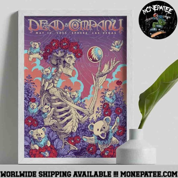 Dead And Company Dead Forever Live At Sphere May 15 Las Vegas 2025 Home Decor Poster Canvas
