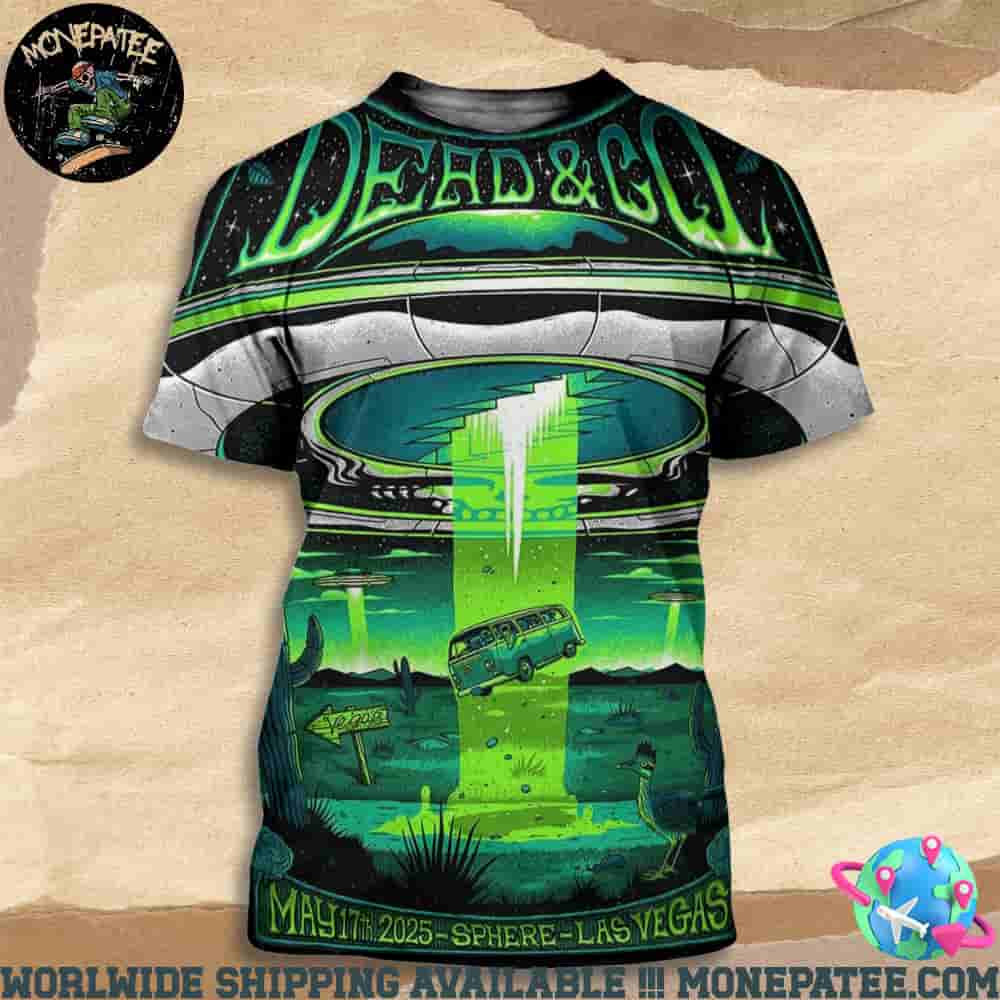 Dead And Company Dead Forever On May 17th At Sphere In Las Vegas All Over Print T-Shirt Dead And Company Dead Forever On May 17th At Sphere In Las Vegas All Over Print T-Shirt