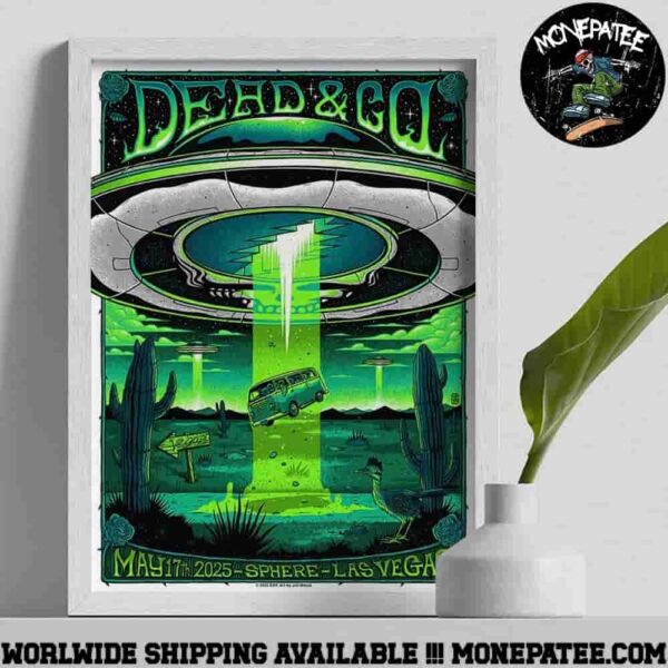 Dead And Company Dead Forever On May 17th At Sphere In Las Vegas Home Decor Poster Canvas