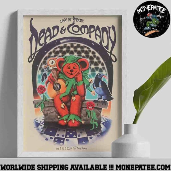 Dead And Company Live At Sphere On May 9 10 11 2025 In Las Vegas Nevada Home Decor Poster Canvas