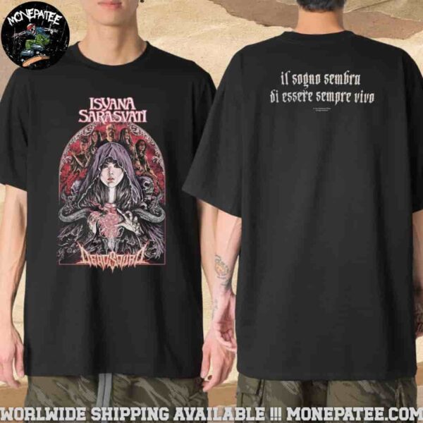 Deadsquad X Isyana Sarasvati IL Sogno Sembra Merchandise 2025 T-Shirt