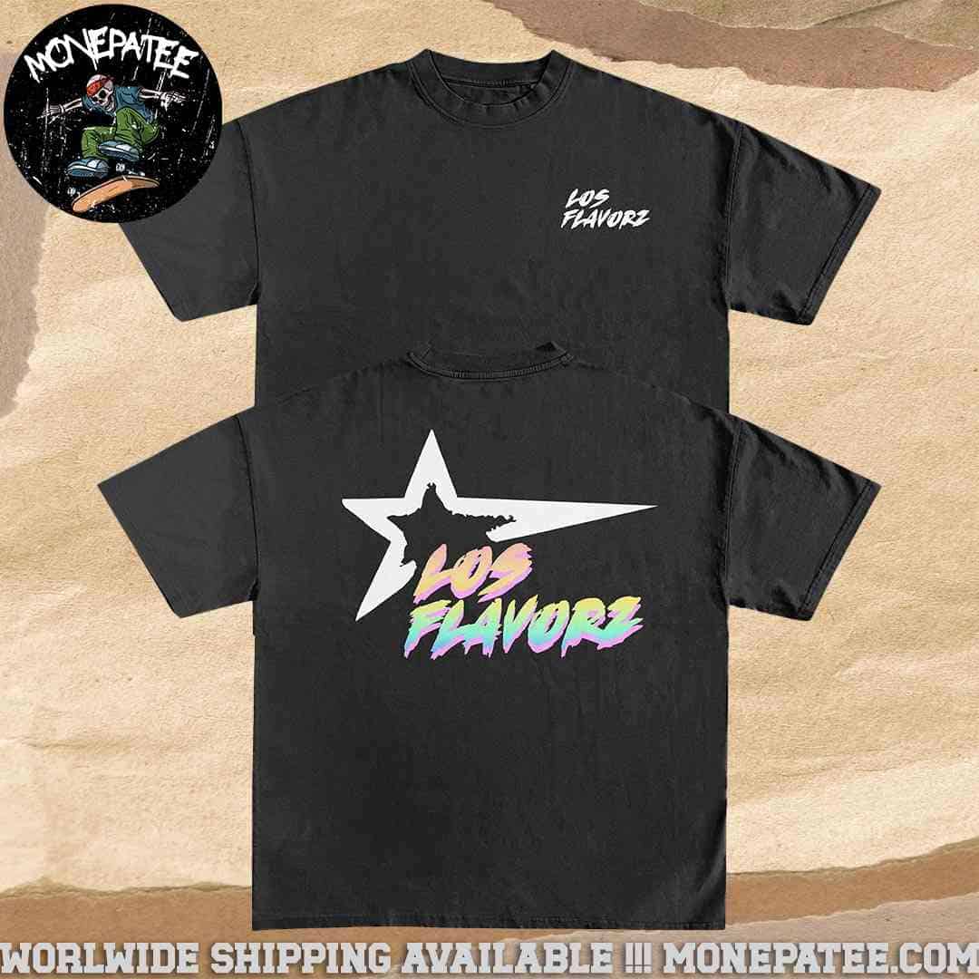 Dei V Los Flavorz USA Tour 2025 Merchandise T-Shirt Dei V Los Flavorz USA Tour 2025 Merchandise T-Shirt