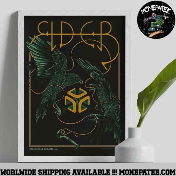 Elder Band Desertfest Berlin 2025 May 23th 25th 2025 Decorative Poster Canvas