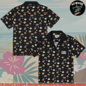 Electric Callboy Monster Party Hawaiian Shirt And Beach Short 2025