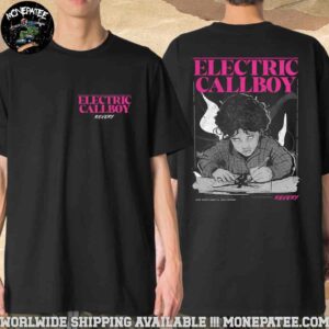 Electric Callboy Revery Paint All Rights Reserved Merchandise 2025 Two Sides Unisex T-Shirt