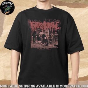 Full Of Hell X Fantasy Initiative Logo Rip May 5 Merchandise 2025 T-Shirt