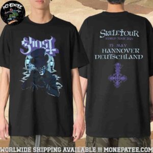 Ghost Band Hannover Deutschland 15 May 2025 Skeletour World Tour Merchandise T-Shirt