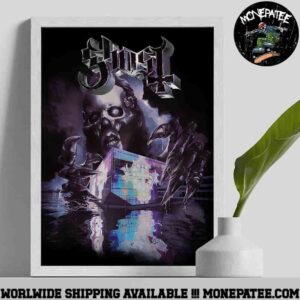Ghost Band Ziggo Dome Amsterdam 8 May Skeletour World Tour 2025 Poster Canvas
