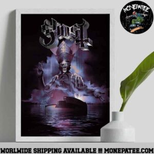 Ghost Skeletour 2025 In Linkoping Sweden On May 22 At Saab Arena Decorative Poster Canvas