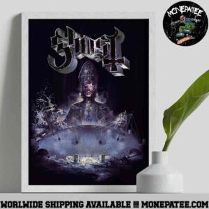 Ghost Skeletour 2025 In London At The O2 On Saturday 19 April 2025 Decorative Poster Canvas