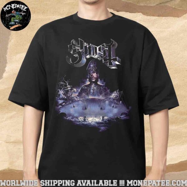 Ghost Skeletour 2025 In London At The O2 On Saturday 19 April 2025 Merchandise Unisex T-Shirt