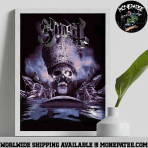 Ghost Skeletour 2025 In Sandviken Sweden At Goransson Arena On May 23 Decorative Poster Canvas