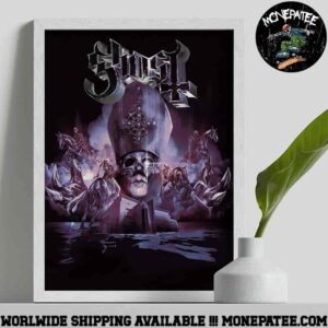 Ghost Skeletour 2025 In Tampera At Nokia Arena On May 20 Decorative Poster Canvas