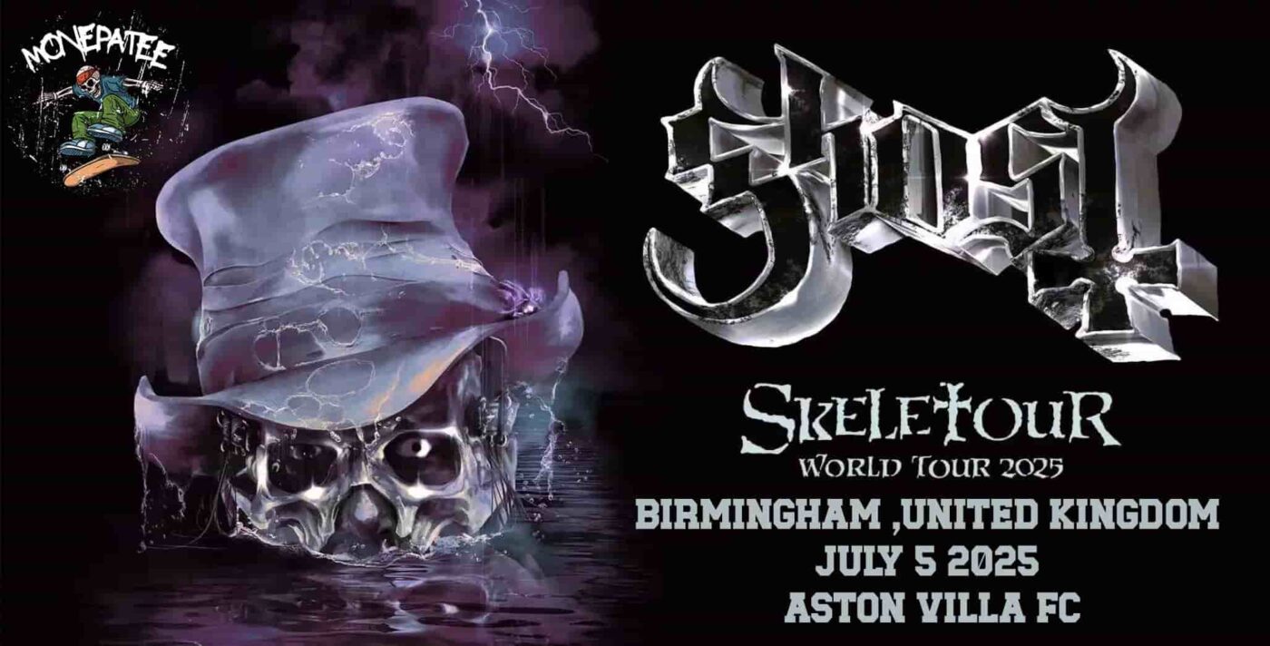 Ghost Skeletour Live in Birmingham UK on July 5 2025 at Aston Villa FC – With Ozzy Osbourne and Black Sabbath Farewell Performance