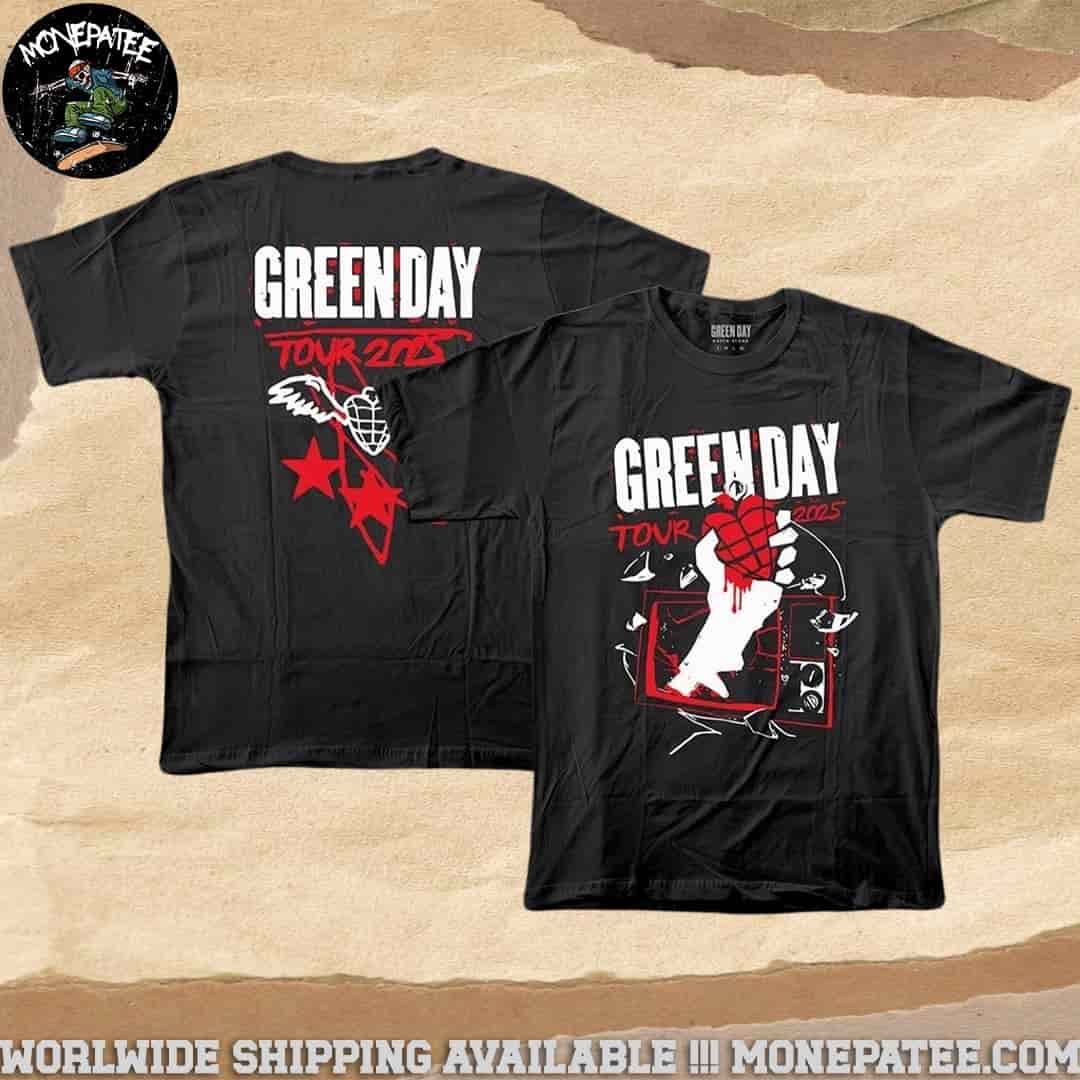 Green Day Tour 2025 South America American Idiot 20th Anniversary Merchandise Unisex T-Shirt Green Day Tour 2025 South America American Idiot 20th Anniversary Merchandise Unisex T-Shirt