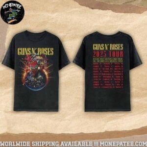 Gun N’ Roses 2025 Admat Tour Dates List Merchandise Unisex T-Shirt