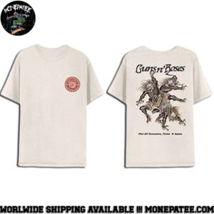 Gun N’ Roses Japan Tour 2025 On May 5 Yokohama K Arena Merchandise T-Shirt