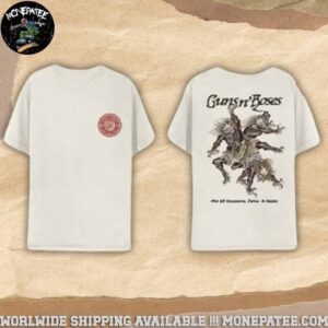 Gun N’ Roses Japan Tour 2025 On May 5 Yokohama K Arena Merchandise T-Shirt