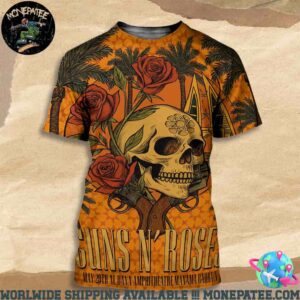 Guns N Roses Concert Tour 2025 In Manama Bahrain On May 20th At Al Dana Ampitheater All Over Print T-Shirt