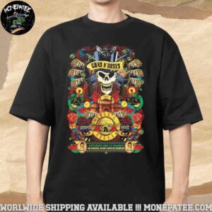 Guns N Roses Mumbai Concert Tour 2025 On May 17 At Mahalaxmi Racecourse Merchandise Unisex T-Shirt