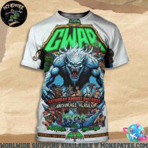 Gwar Live At Williwaw Social Outdoors August 2 Anchorage Alaska 2025 All Over Print Shirt