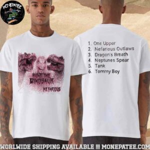 Hunt The Dinosaur Nefarious New Album Track List 2025 Merchandise Two Sides Unisex T-Shirt