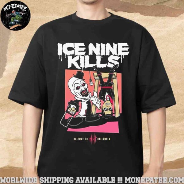Ice Nine Kills Cut In Half way to Halloween 2025 Merchandise T-Shirt