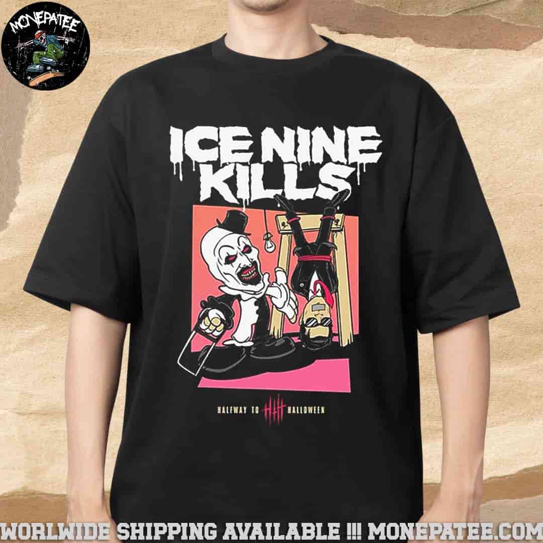 Ice Nine Kills Cut In Half way to Halloween 2025 Merchandise T-Shirt Ice Nine Kills Cut In Half way to Halloween 2025 Merchandise T-Shirt