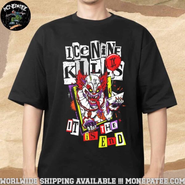 Ice Nine Kills It Is The End Clown Merchandise 2025 T-Shirt