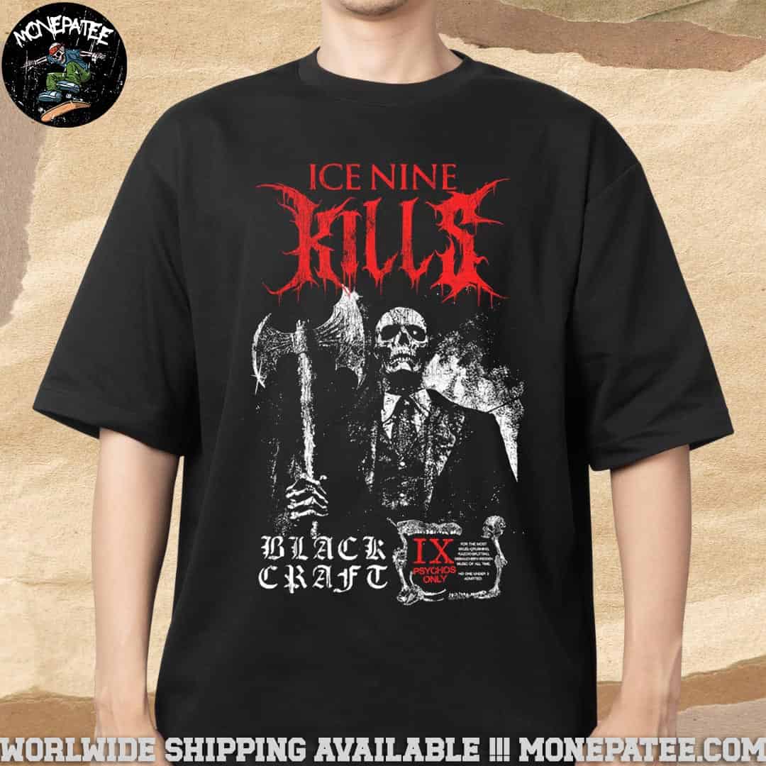 Ice Nine Kills Skeleton Corpses Merchandise 2025 T-Shirt Ice Nine Kills Skeleton Corpses Merchandise 2025 T-Shirt