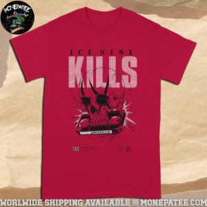 Ice Nine Kills Welcome To Horrorwood Skull Tape Merchandise T-Shirt