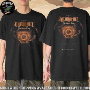 Imminence Band The Black Tour Latin America 2025 Tour Dates Merchandise Unisex T-Shirt