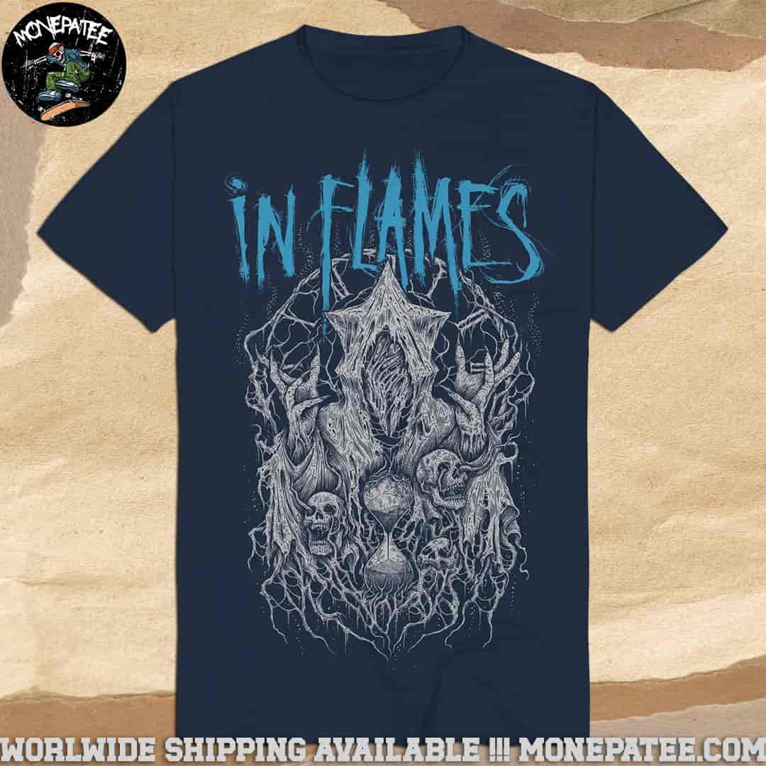 In Flames Burried Time Merchandise 2025 Unisex T-Shirt In Flames Burried Time Merchandise 2025 Unisex T-Shirt