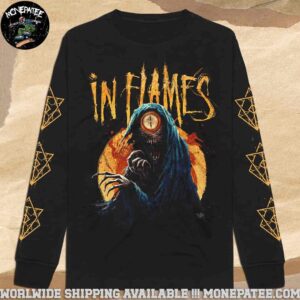 In Flames Cyclops Compass Merchandise 2025 Long Sleeve T-Shirt
