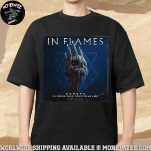 In Flames Europe Summer Tour 2025 with Machine Head In The Spring Merchandise Unisex T-Shirt