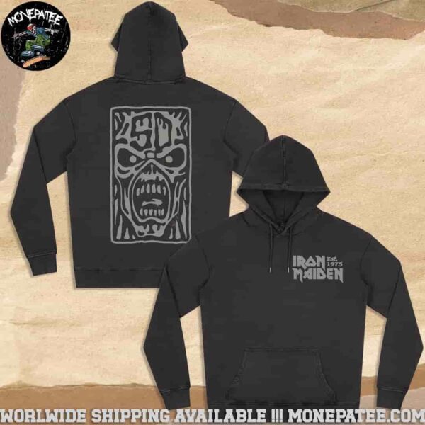 Iron Maiden 50th Anniversary Collection Est 1975 IM50 Eddie Hoodie Shirt
