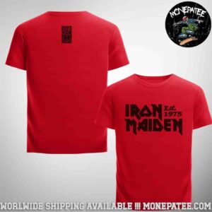 Iron Maiden 50th Anniversary Collection Est 1975 IM50 Stamp Merchandise T-Shirt