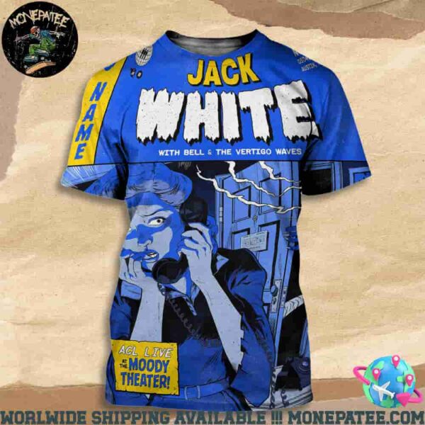 Jack White Austin TX ACL Live At Moody Theater On May 4 2025 All Over Print T-Shirt