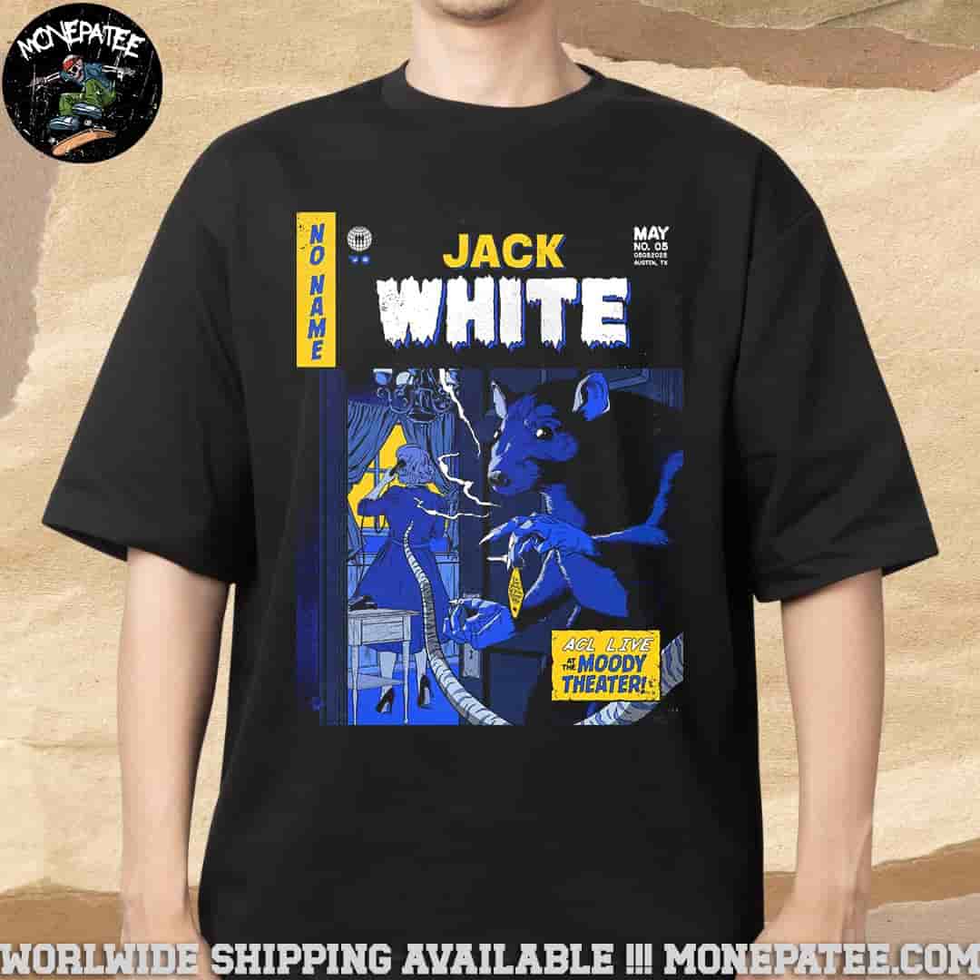 Jack White Austin TX On May 5 2025 At ACL Live At The Moody Theater T-Shirt Jack White Austin TX On May 5 2025 At ACL Live At The Moody Theater T-Shirt