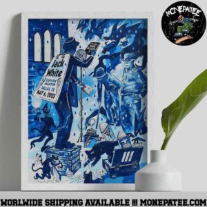 Jack White Dallas TX At South Side Ballroom On May 6 2025 Poster