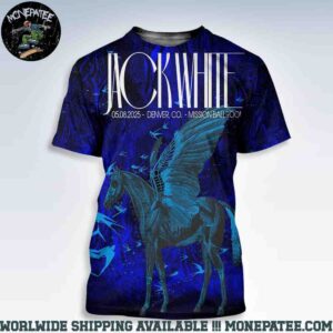 Jack White Denver CO At Mission Ballroom On May 8 2025 Home Decor Poster Canvas All Over Print Shirt