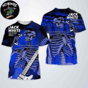 Jack White Merch Poster Tee For Show In Sacramento CA On May 26-27 2025 At Channel 24 All Over Print Shirt