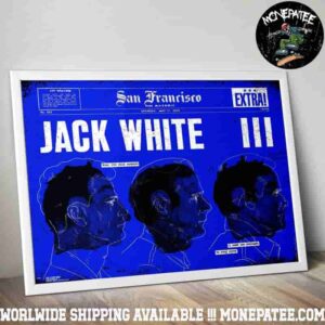 Jack White No Name Tour At The The Masonic In San Francisco CA For May 17 2025 At Live Nation Home Decor Poster Canvas