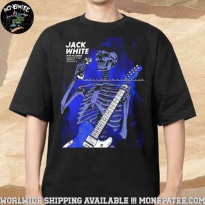 Jack White Poster In Sacramento CA With The Snares On May 26 2025 At Channel 24 Merchandise T-Shirt