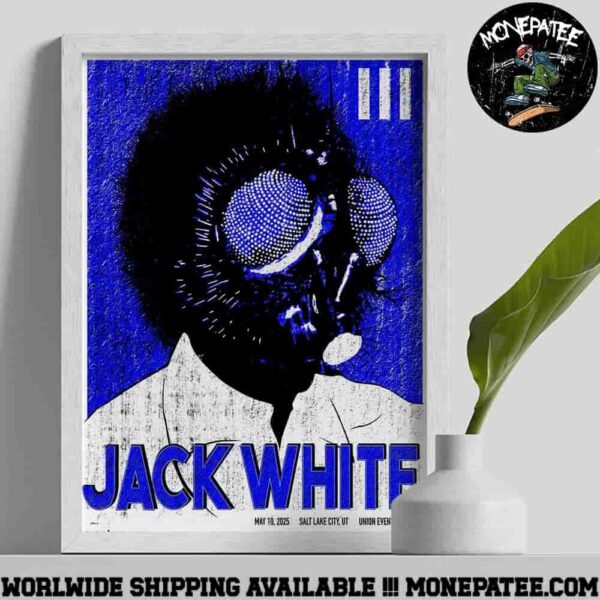 Jack White Salt Lake City UT At Union Event Center On May 10 2025 Home Decor Poster Canvas